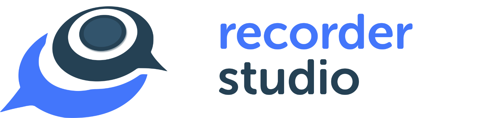 Logo recorder studio